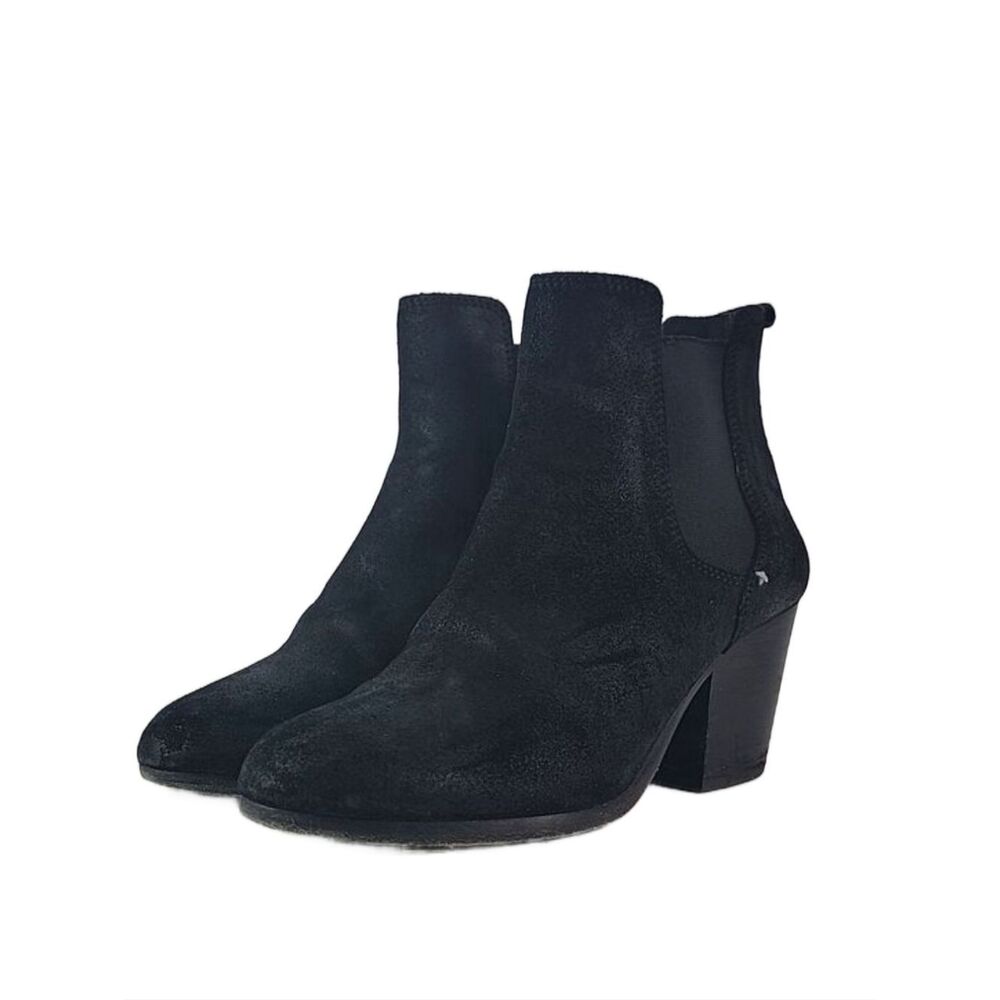 Rag‎ & Bone Dixon Black Suede Women's Ankle Boots